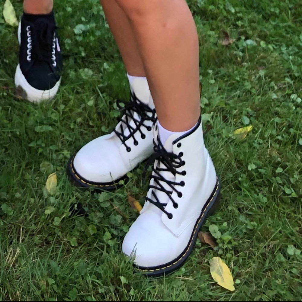 White Dr Martens